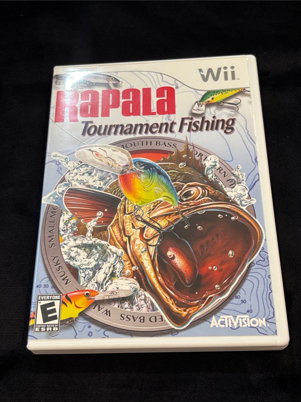 Wii Nintendo Rapala Tournament Fishing Game